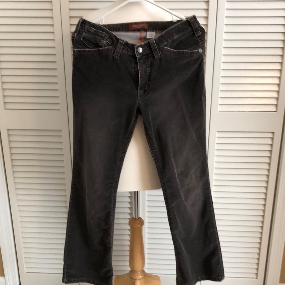 Brown corduroy pants slight distressed size 6